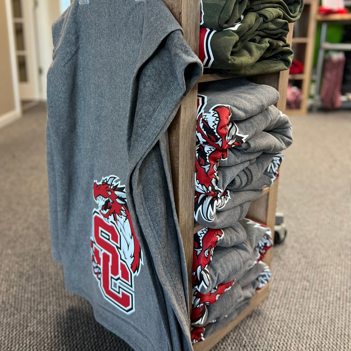 SC DRAGON - Comfy Cozy Grey & Camo Hoodie Blanket – Shirt Traveler