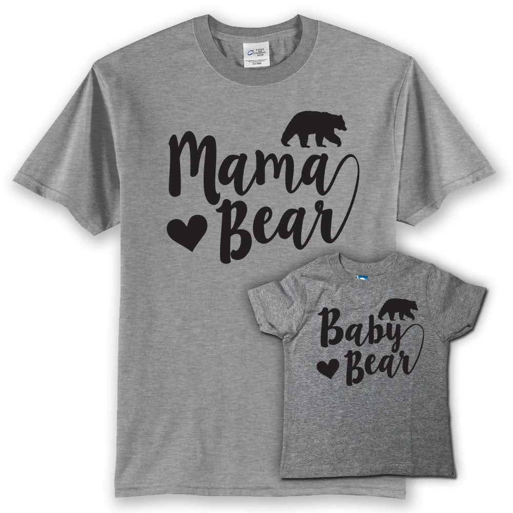 Mama Bear Baby Bear 2 Shirt Set 2XL / 2T