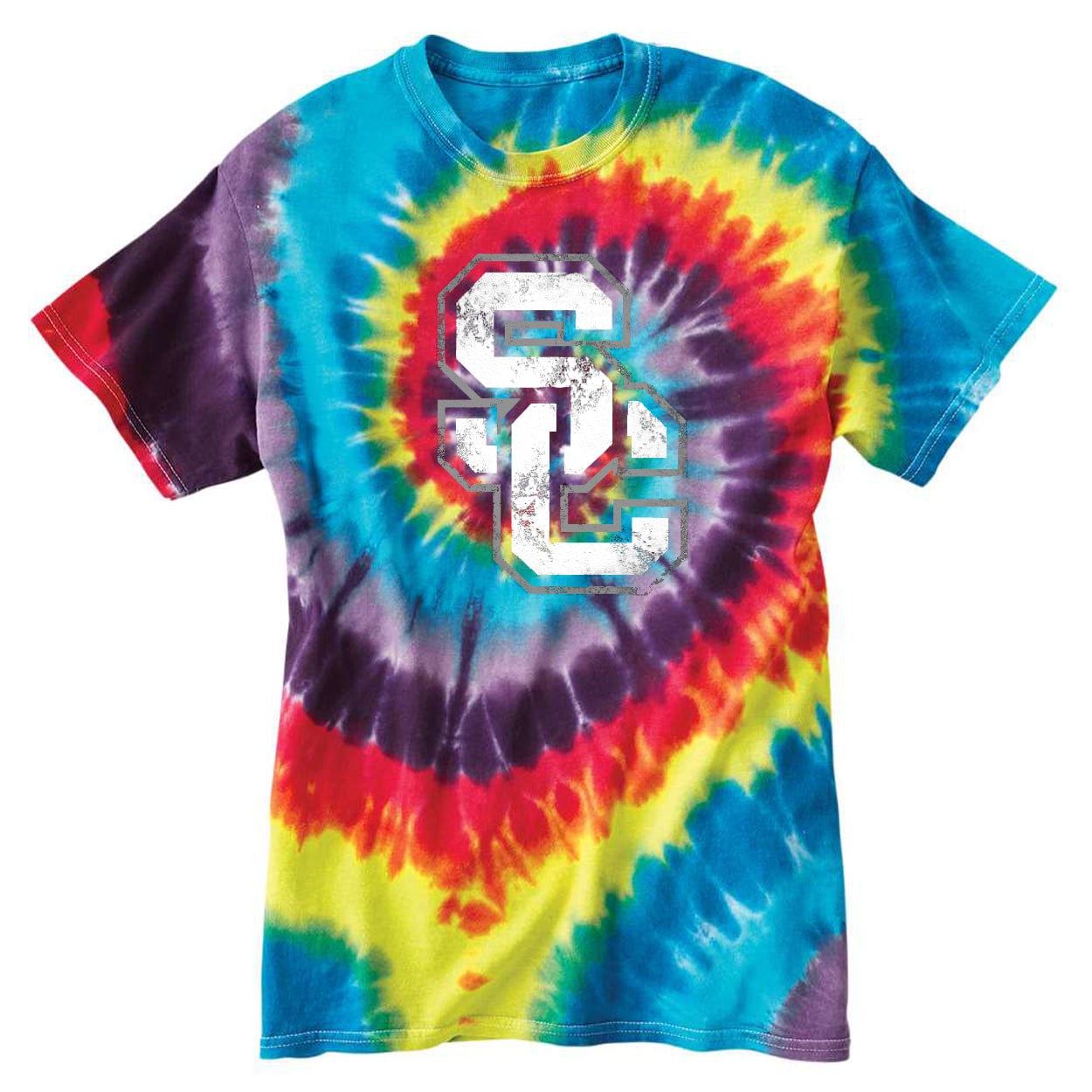 Greenville Braves Tee Shirt - Tie Dyed