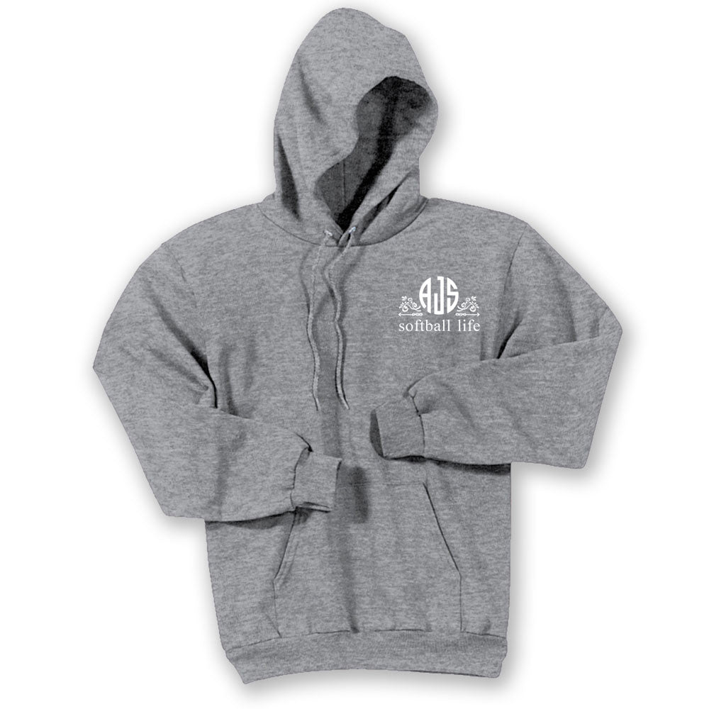 Rake Baseball Company Catcher Drip Hoodie Youth M / Gray